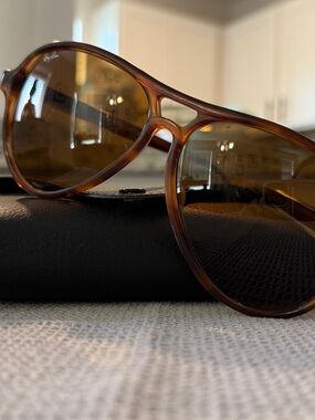 Ray-Ban Vagabond Men’s Brown Polarized Sunglasses